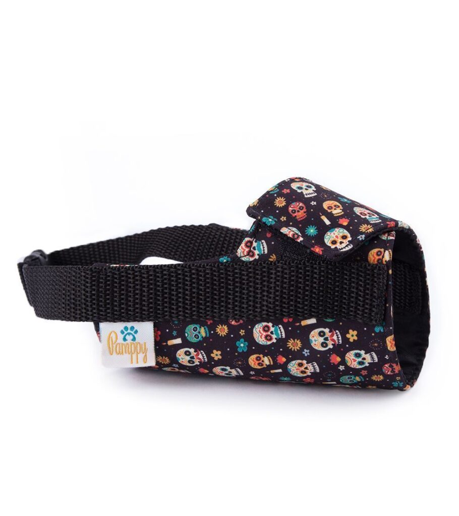 Bozal Perro Velcro Calavera Mexicana - Pamppy