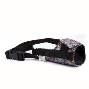 Bozal Perro Velcro Leopardo Multi - Pamppy