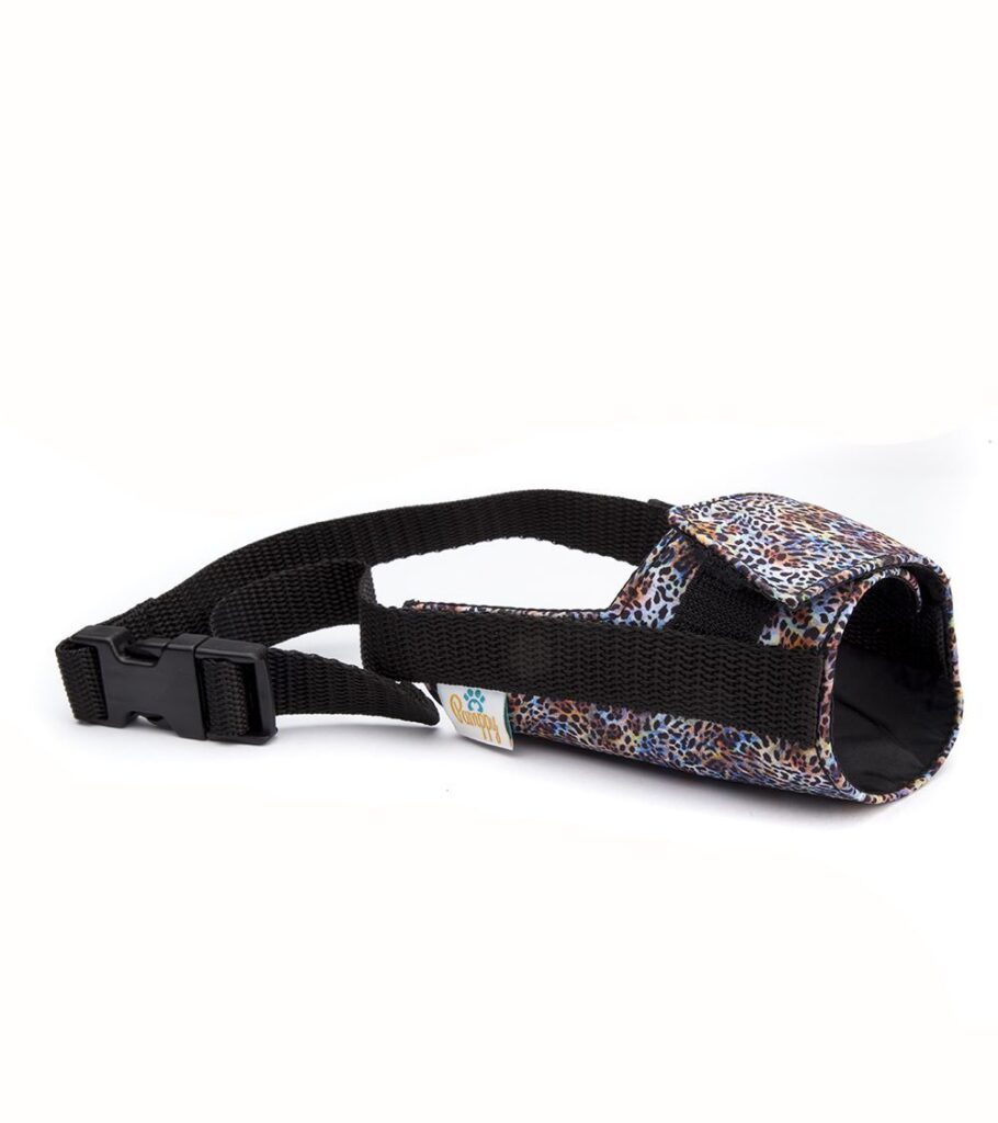 Bozal Perro Velcro Leopardo Multi - Pamppy