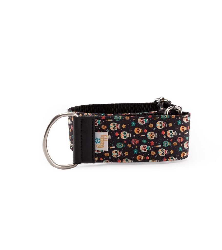 Collar Galgo Speedy Regulable Calavera Mexicana - Pamppy