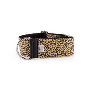 Collar Galgo Speedy Regulable Leopardo Amarillo - Pamppy