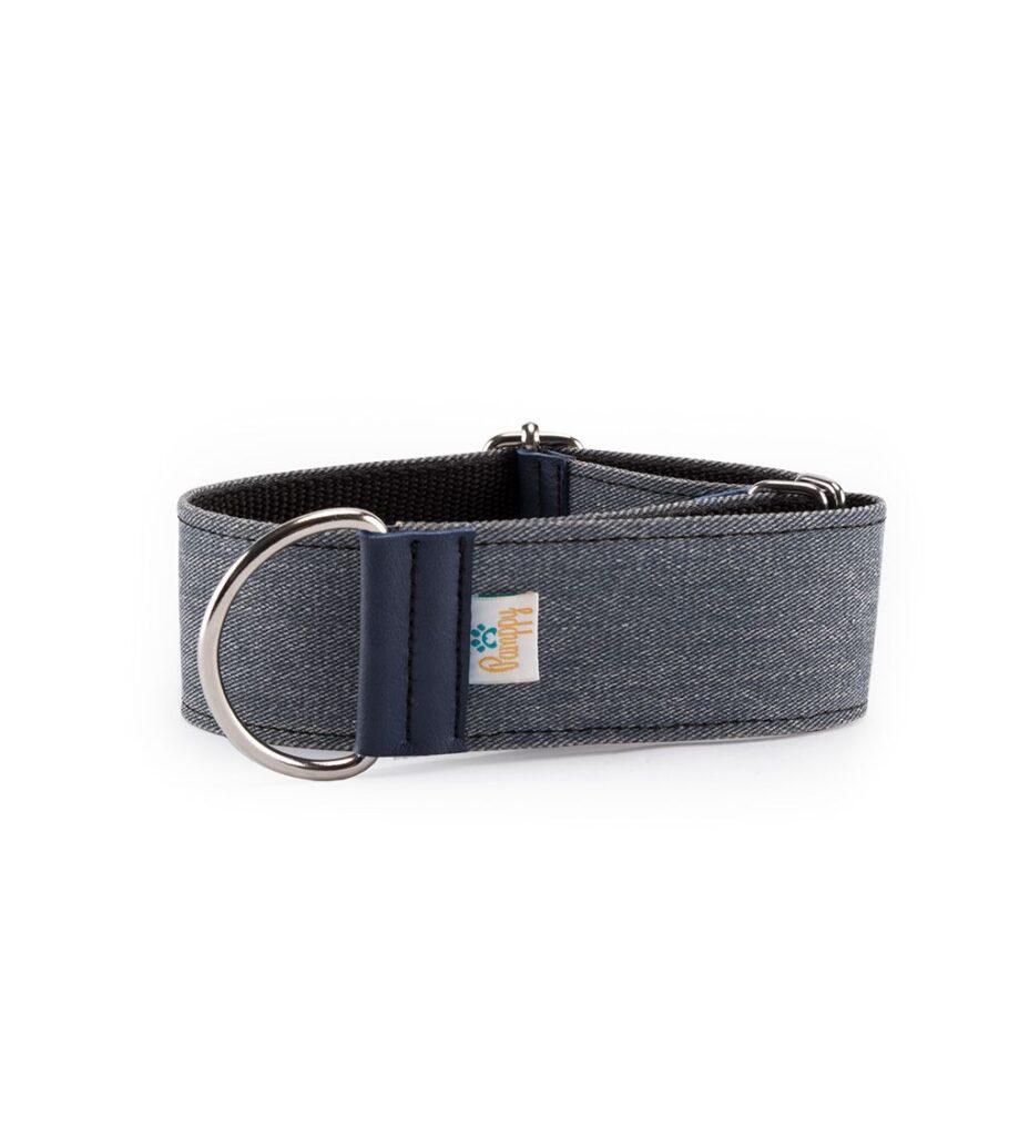 Collar Galgo Speedy Regulable Vaquero Desgastado - Pamppy