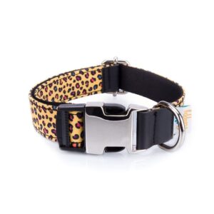Collar Perro Funny Leopardo Amarillo - Pamppy