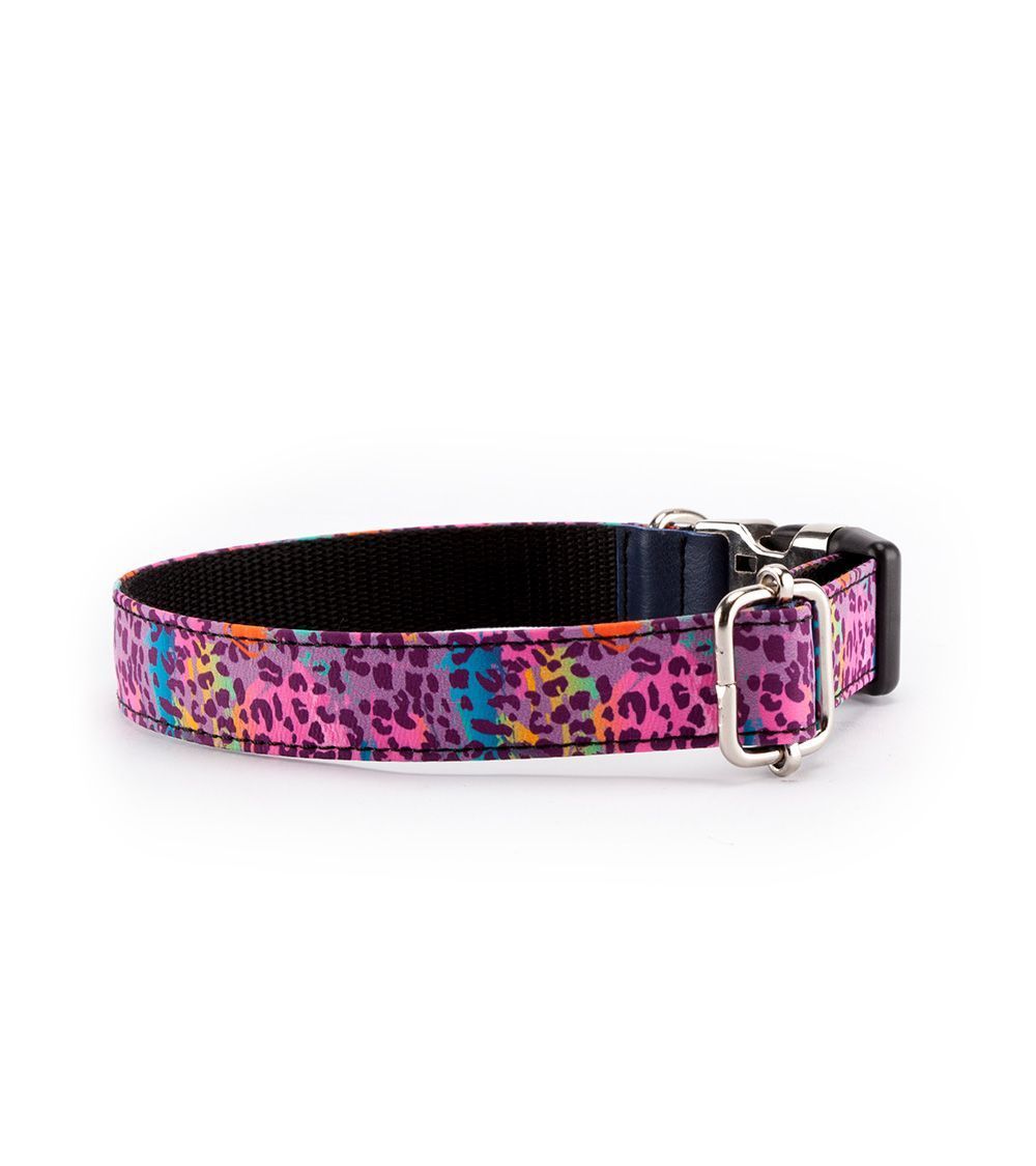 Collar Perro Funny Leopardo Rosa - Pamppy