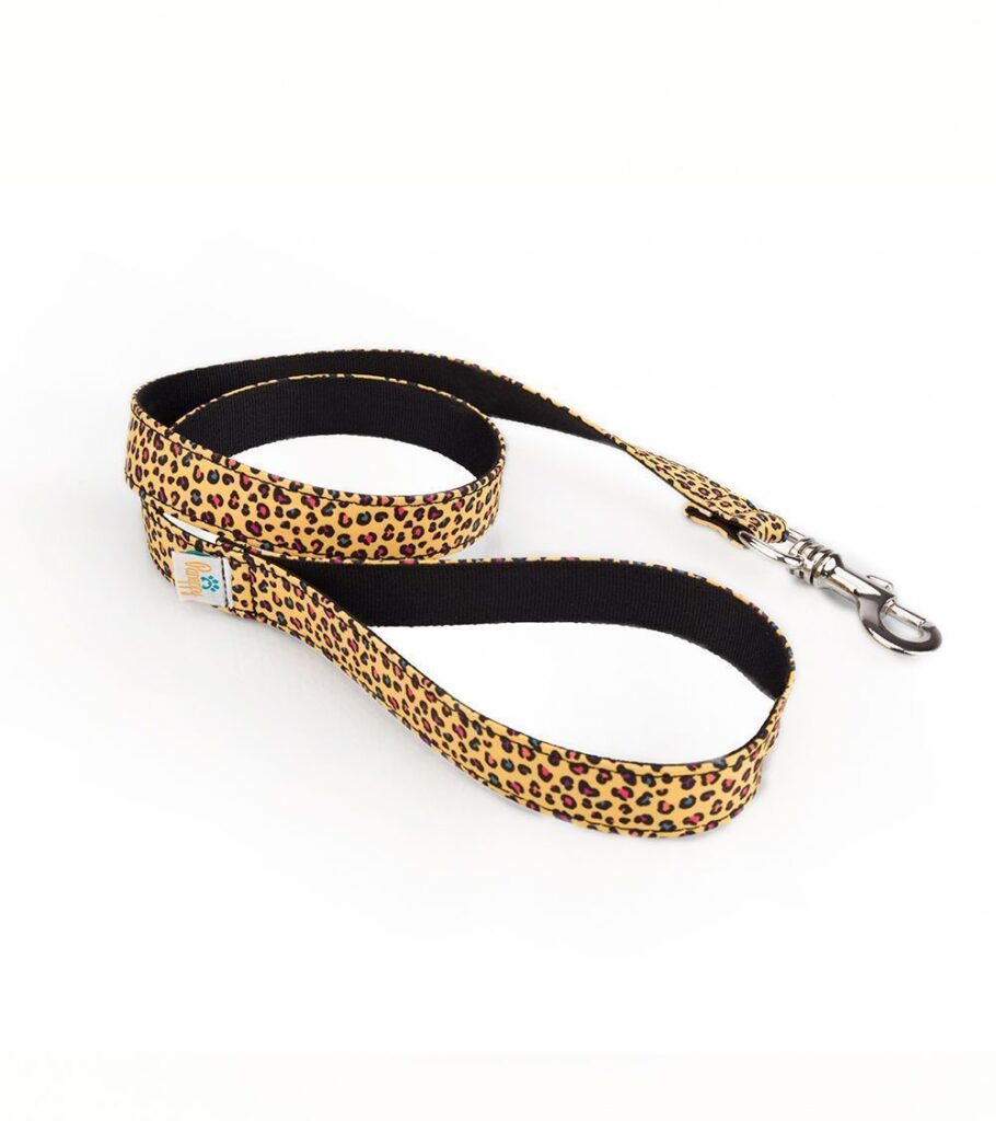 Correa para perro Leopardo Amarillo - Pamppy