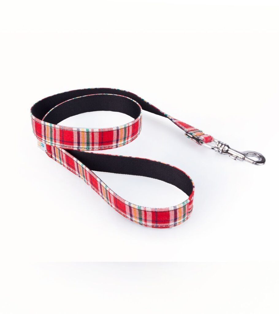 Correa para perro Tartán Rojo - Pamppy