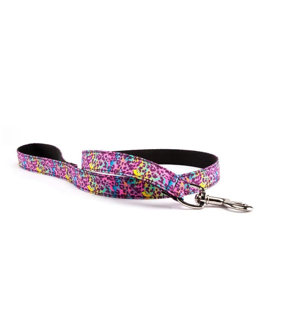 Correa para perro Leopardo Rosa - Pamppy
