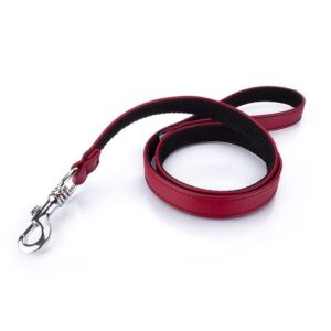 Correa para perro Piel Vegana Roja - Pamppy