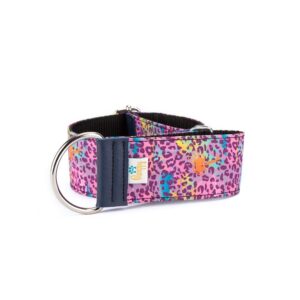 Collar Galgo Speedy Regulable Leopardo Rosa - Pamppy